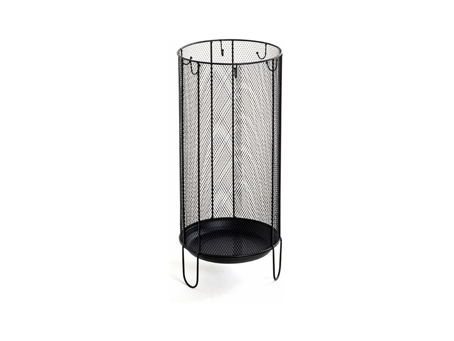 Porte-Parapluies en Métal "Laqué" 58cm Noir
