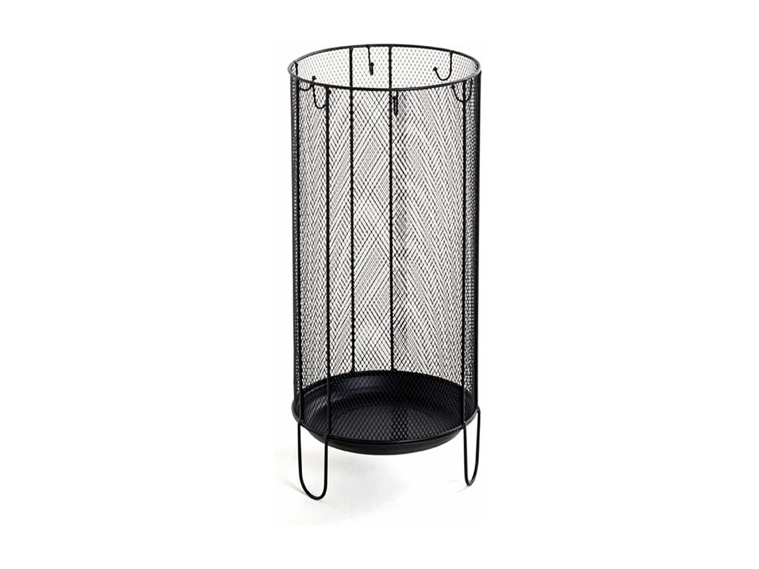 Porte-Parapluies en Métal "Laqué" 58cm Noir