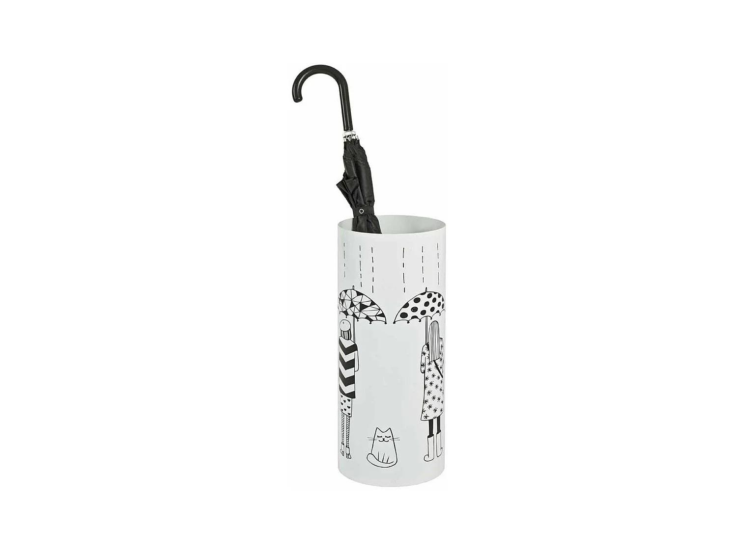 Porte-Parapluies Déco "Carmen" 45cm Blanc