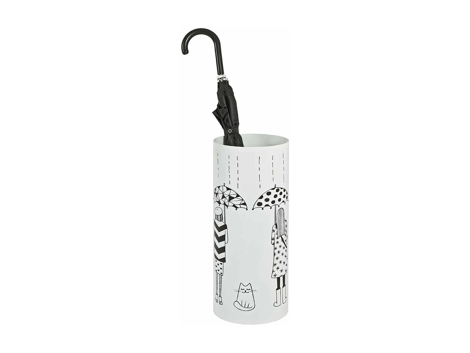 Porte-Parapluies Déco "Carmen" 45cm Blanc