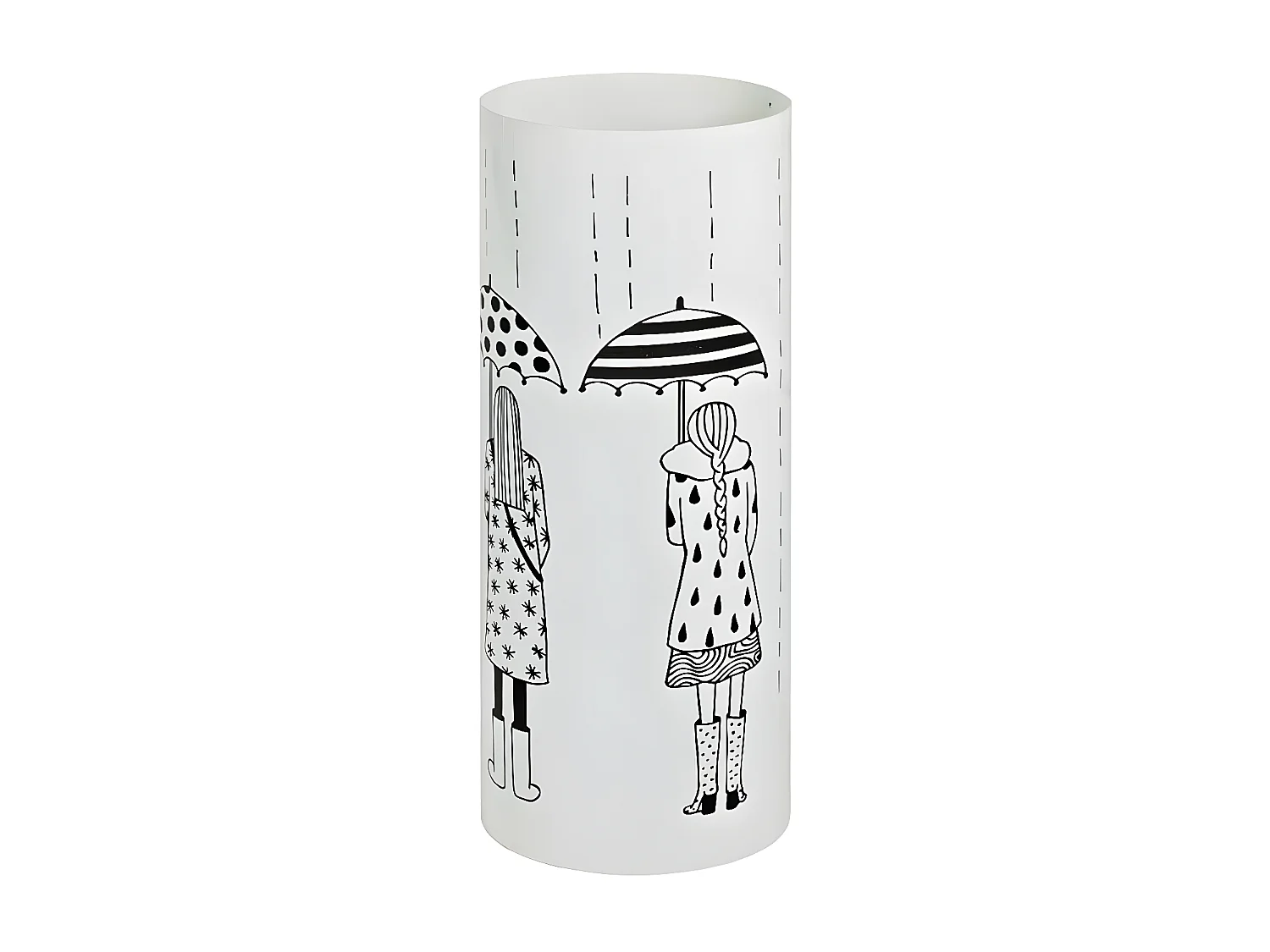 Porte-Parapluies Déco "Carmen" 45cm Blanc