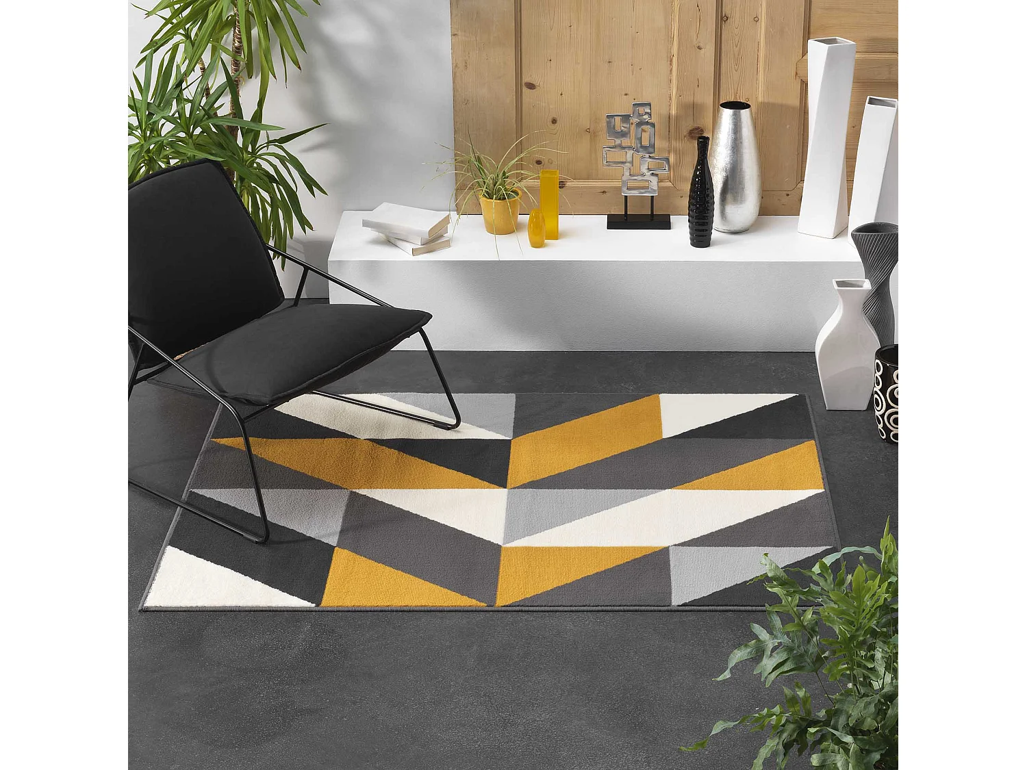 Tapis Tissé Imprimé "Scorpio" 160x230cm Multicolore