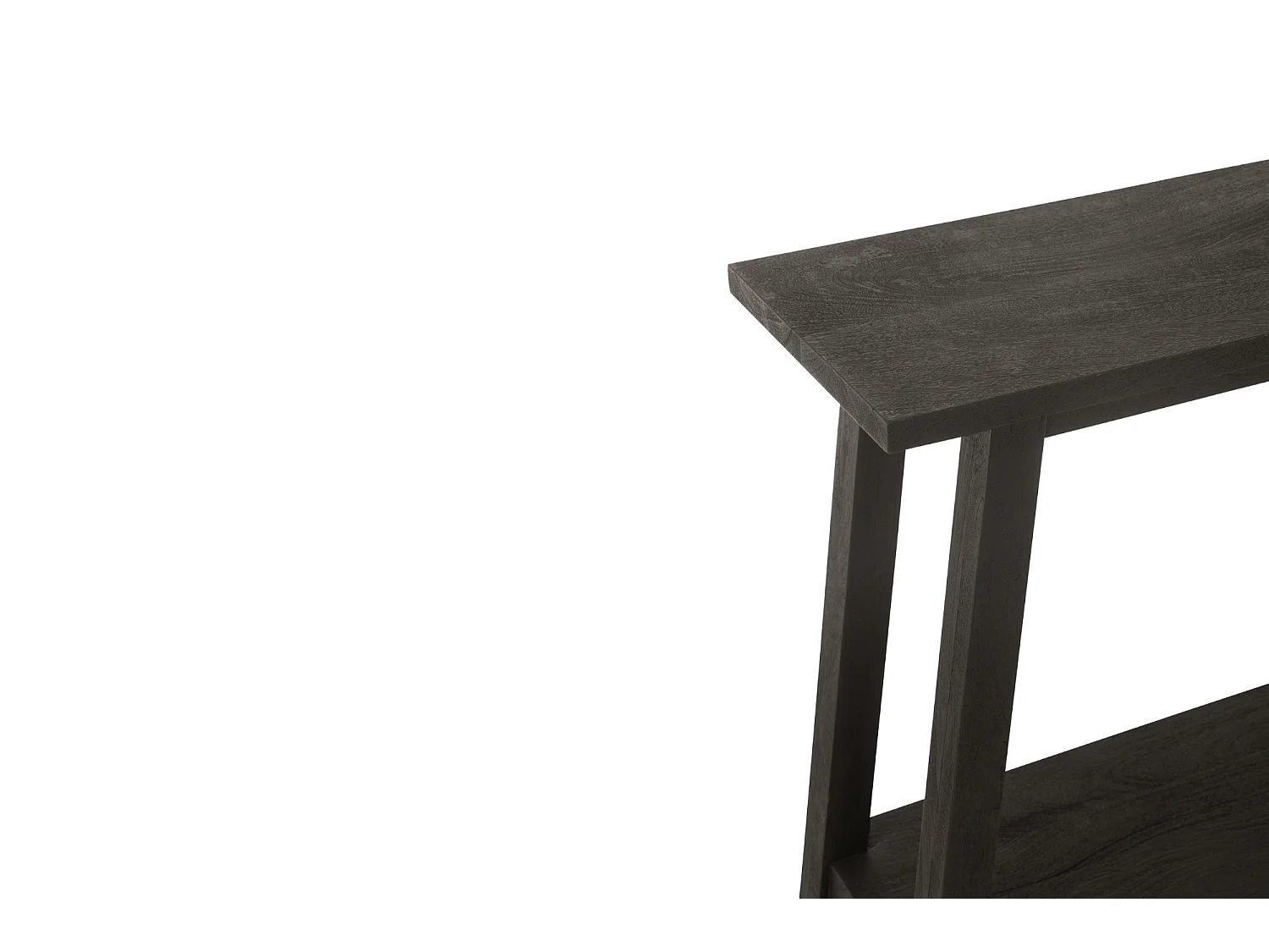 Console en Bois de Manguier "Matilda" 120cm Noir