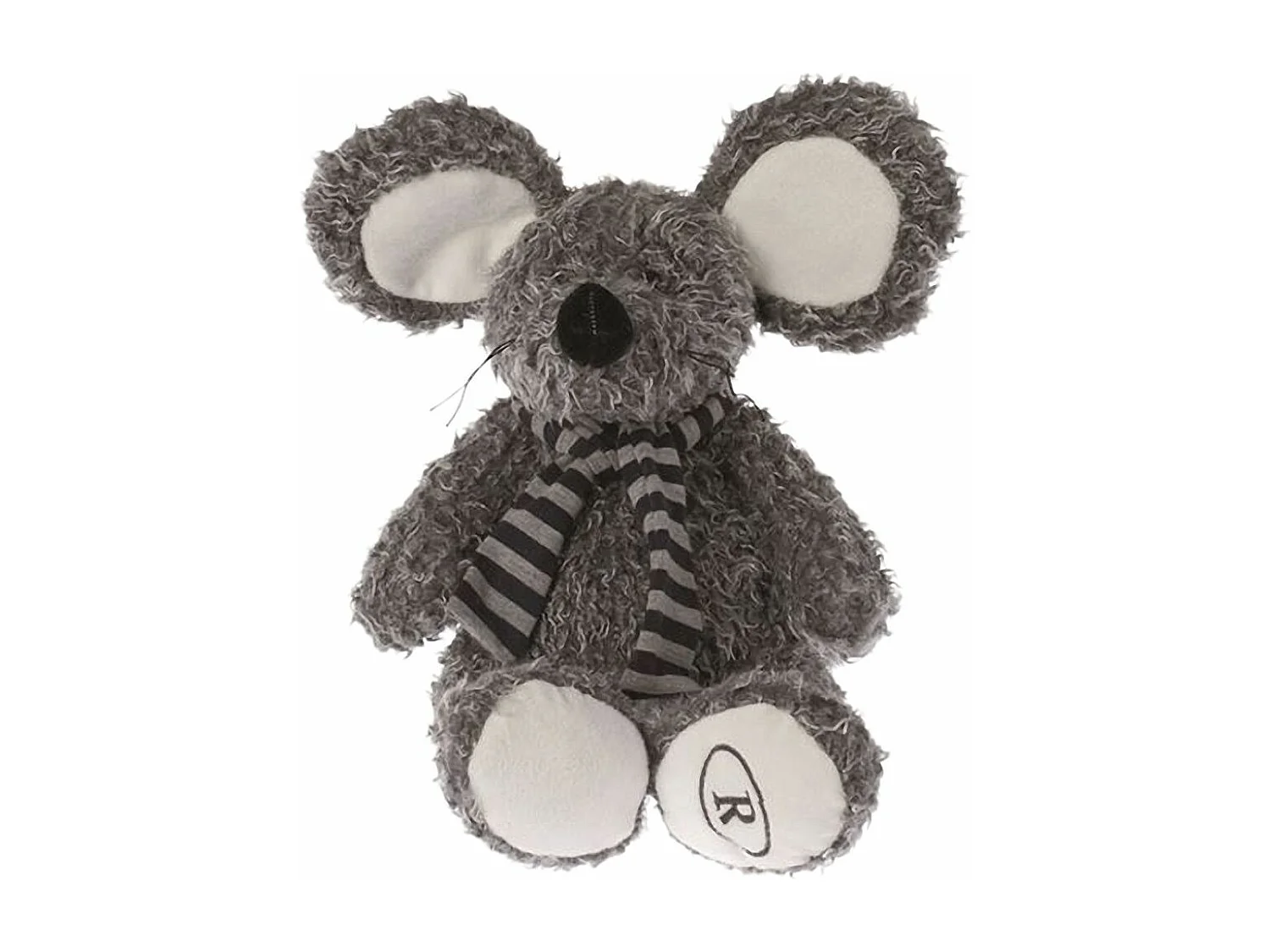 Souris en peluche 23 cm assis