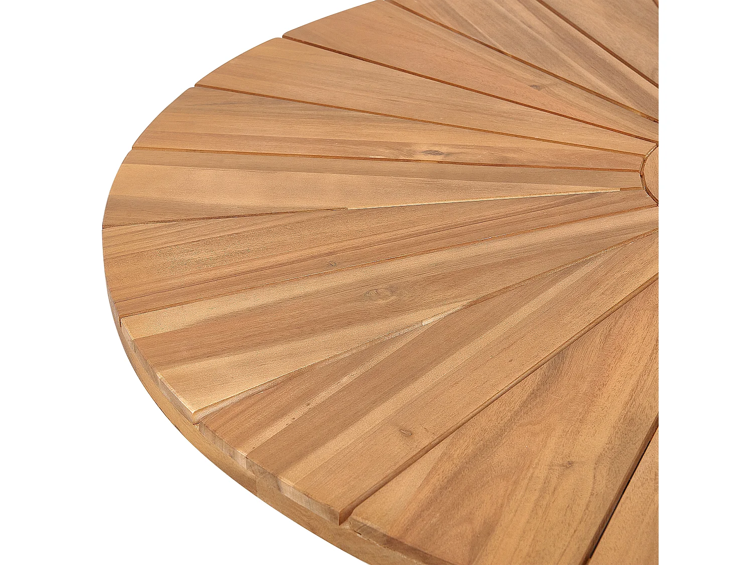 Table de salle à manger de jardin CISSONE 110 cm 110 cm Acacia Marron