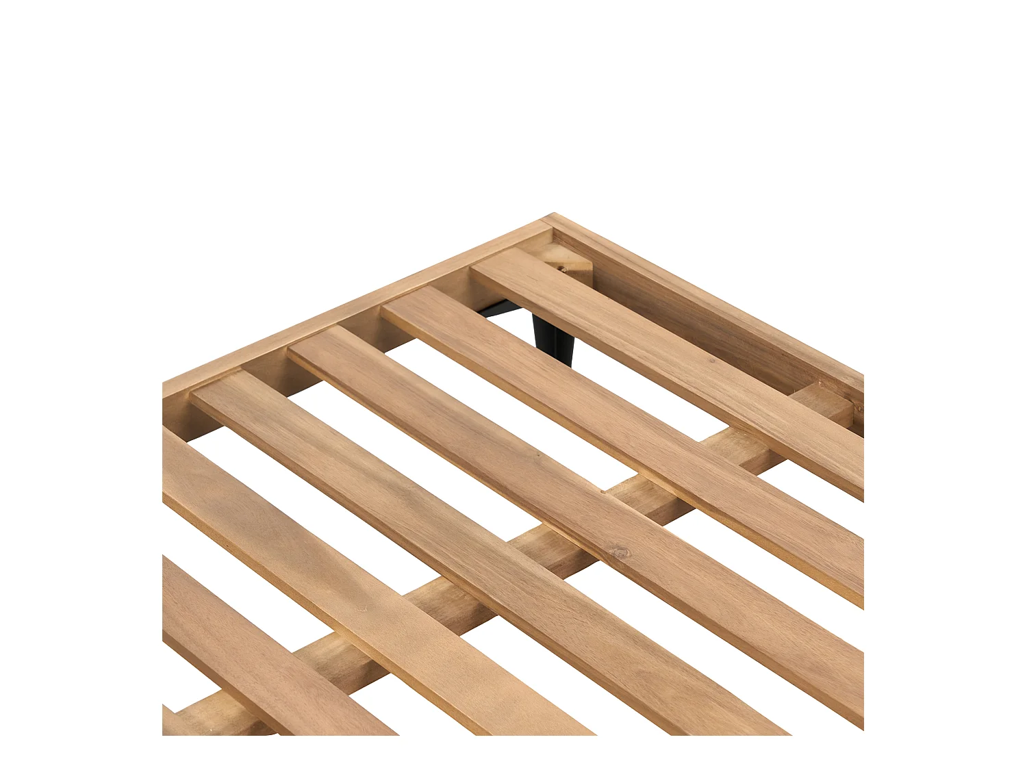 Divano angolare da giardino 4 posti CAVEZZO Lato Sinistro Legno di acacia certificato Grigio