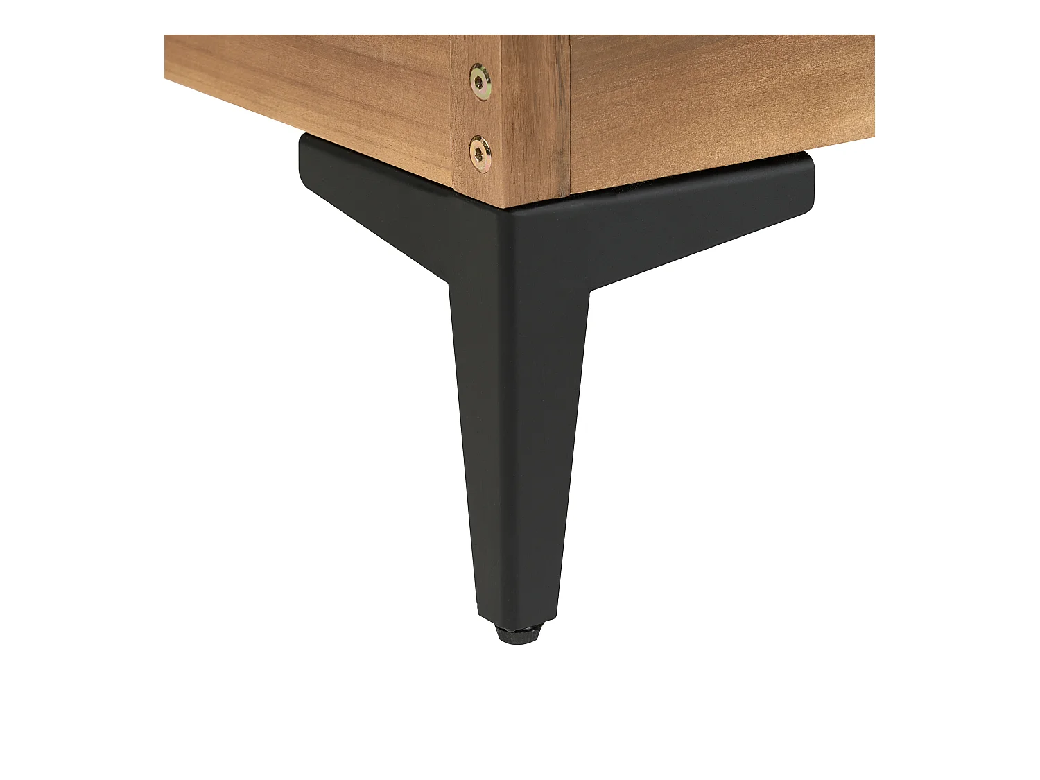 Divano angolare da giardino 4 posti CAVEZZO Lato Sinistro Legno di acacia certificato Grigio