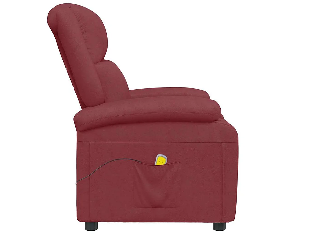 Fauteuil de massage Rouge bordeaux Similicuir