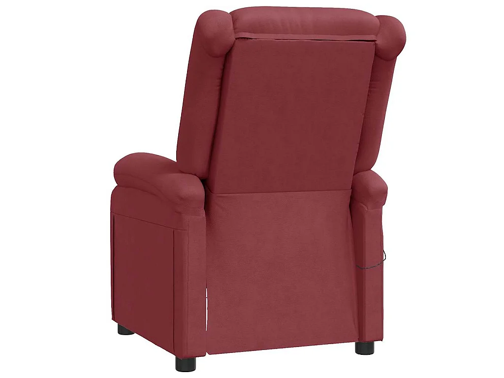 Fauteuil de massage Rouge bordeaux Similicuir