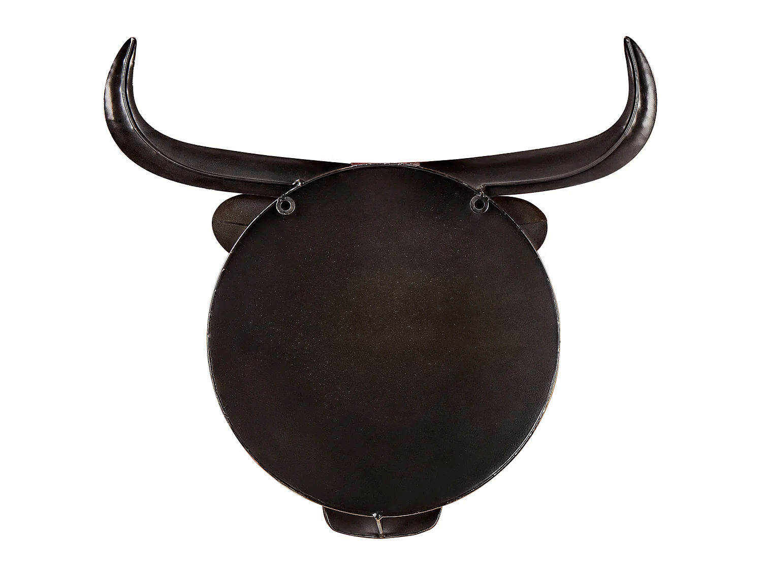 Decorazione da parete toro ERBIUM Metallo 41 cm Grigio