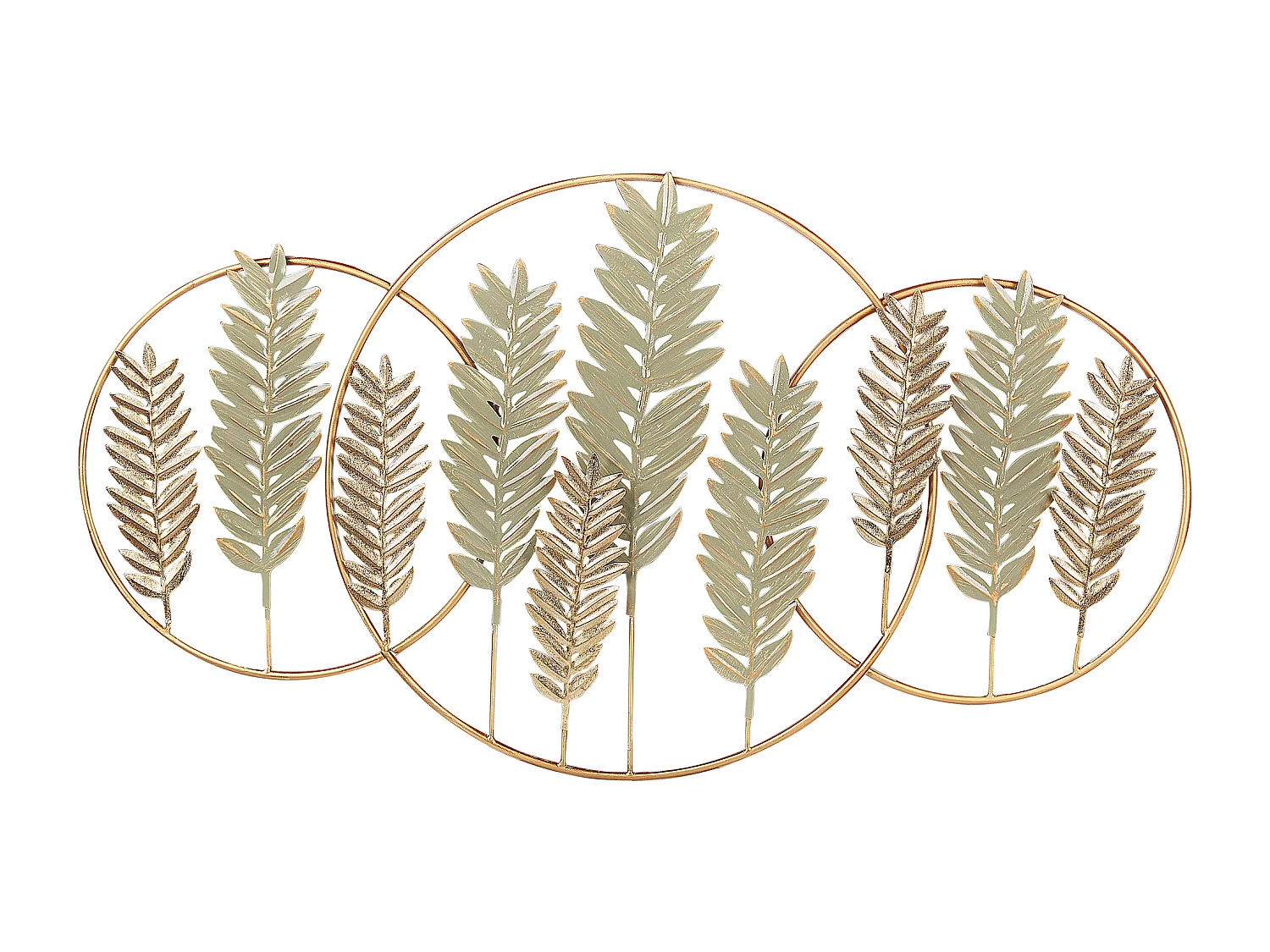 Wanddecoratie COPERNICIUM Metaal 50 cm Goud