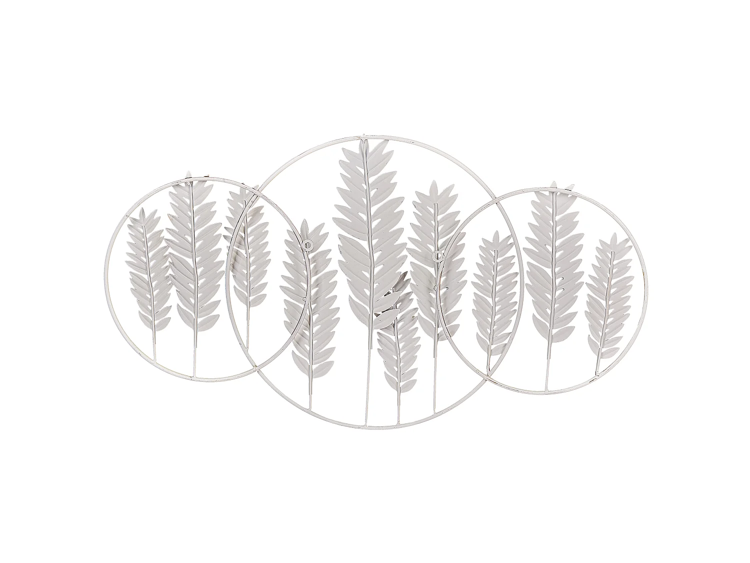 Décoration murale Feuille COPERNICIUM Métal 50 cm Doré