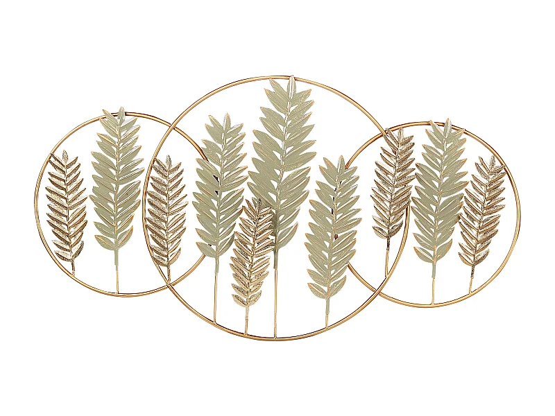 Wanddecoratie COPERNICIUM Metaal 50 cm Goud