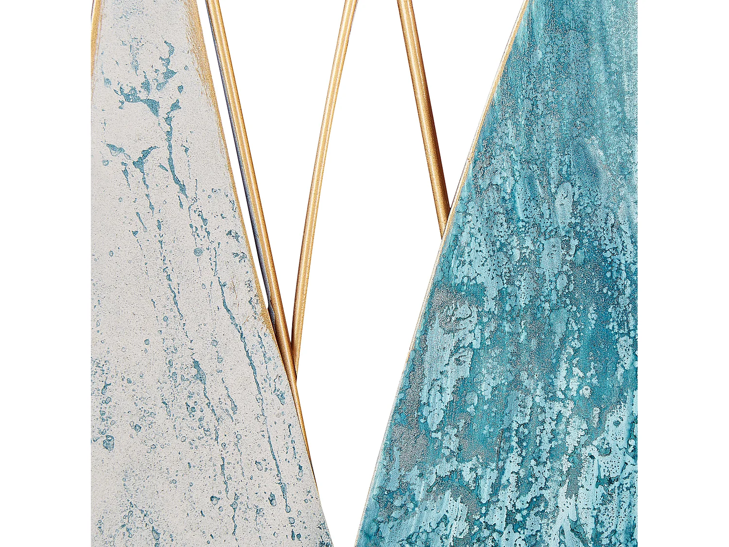 Décoration murale Bateau BOHRIUM Métal 50 cm Bleu