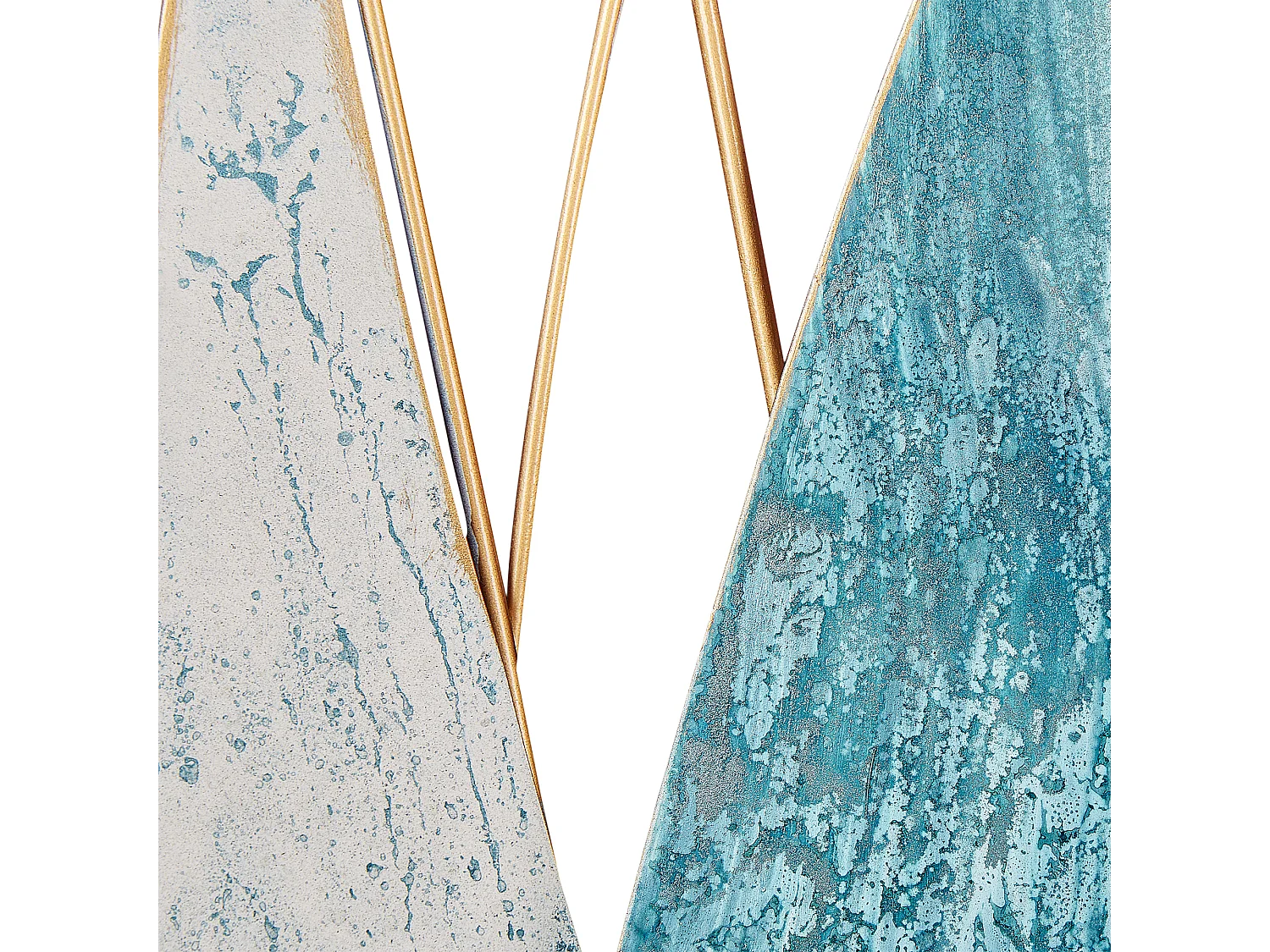 Décoration murale Bateau BOHRIUM Métal 50 cm Bleu