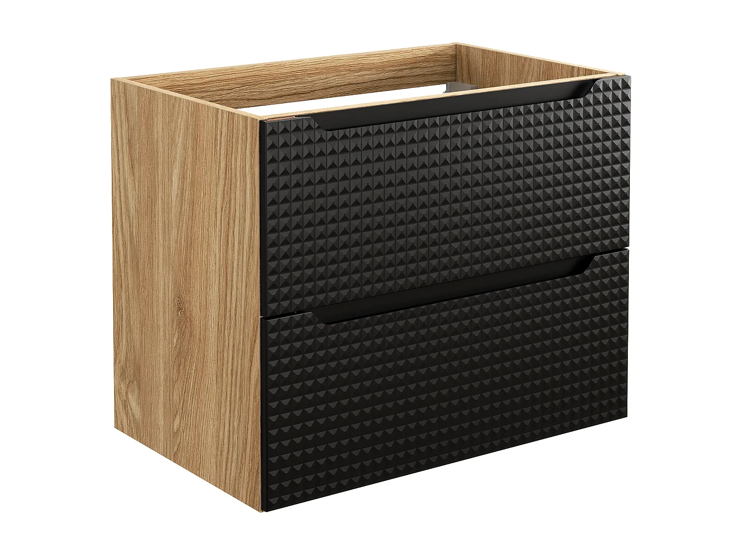 Kast Onder Wastafels LUXOR CUW70 2D 70x46x57 Zwart