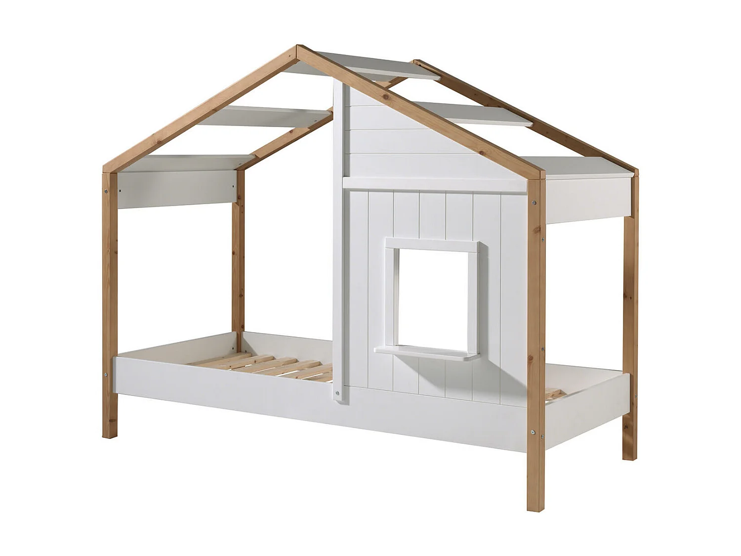 Lit Cabane BABS HB005 210x97x169 Blanc