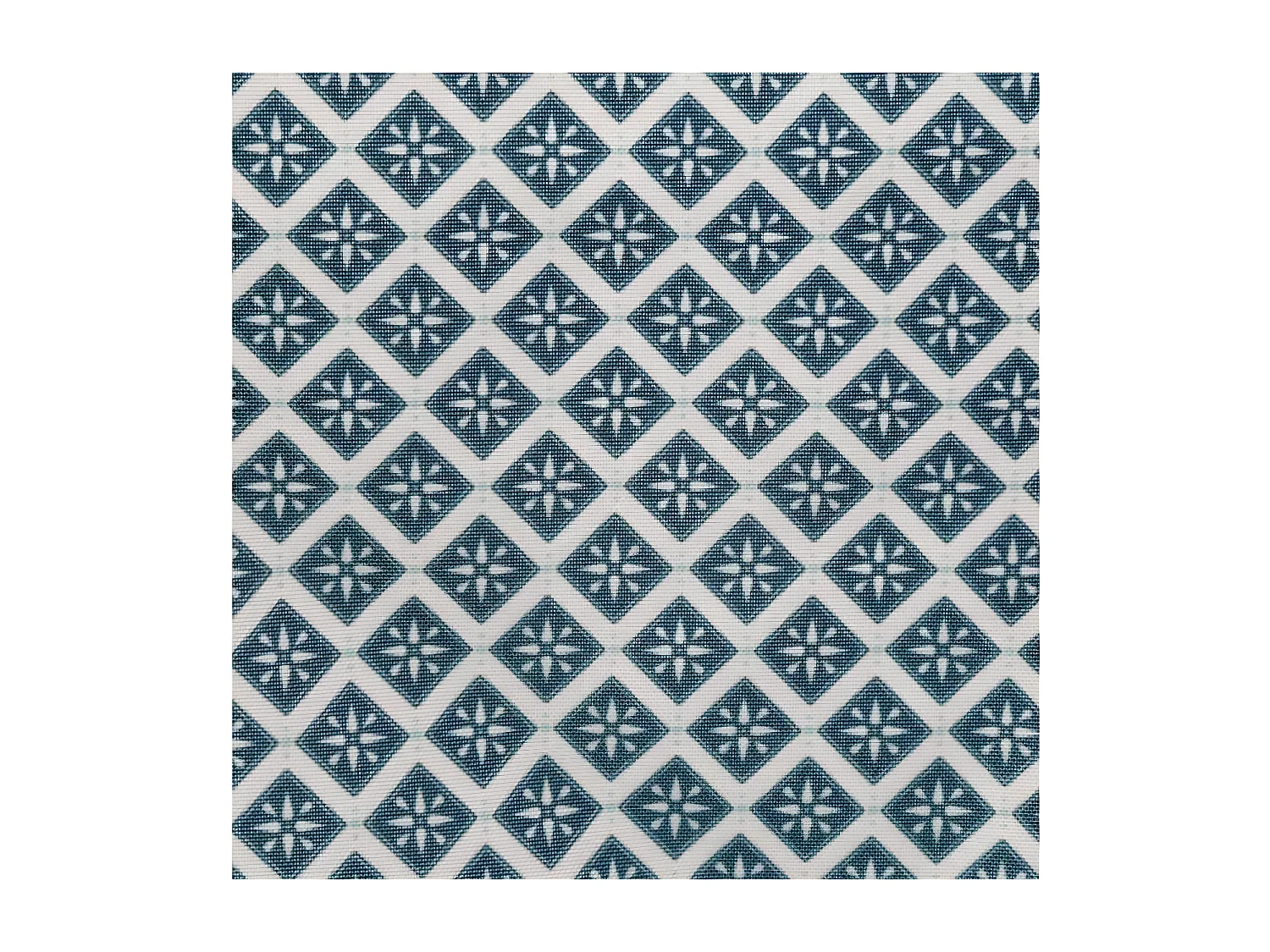 Nappe Antitache à Motifs "Tikal" 140x240cm Bleu