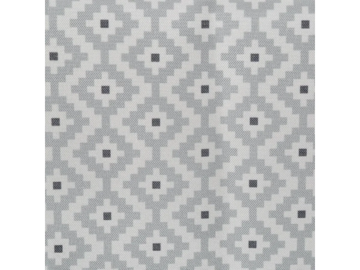 Nappe Antitache à Motifs "Etnik" 140x240cm Gris