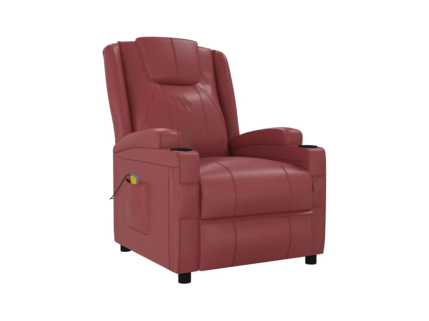 Fauteuil de massage Rouge bordeaux Similicuir