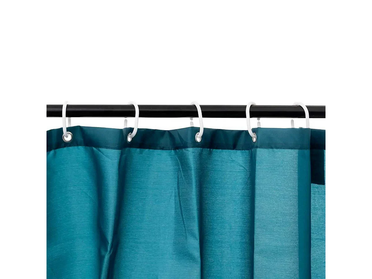 Rideau de Douche "Classique" 180x200cm Bleu Pétrole