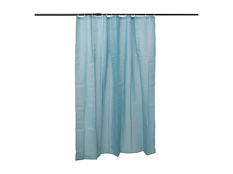 Rideau de Douche "Classique" 180x200cm Bleu Arctique