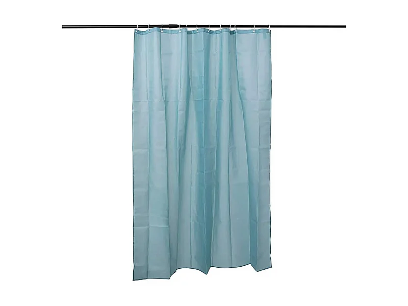 Rideau de Douche "Classique" 180x200cm Bleu Arctique
