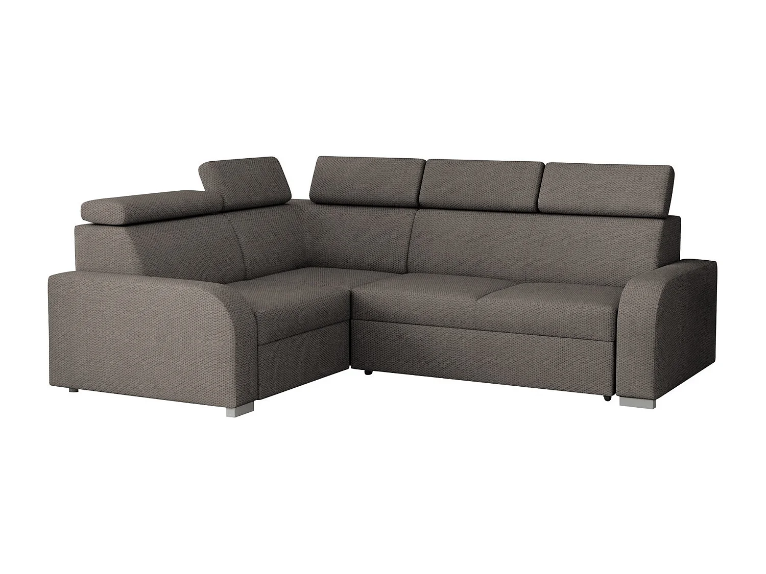 Canapé d'angle Etrcala 109, Marron, Disponible, 250x200x100cm