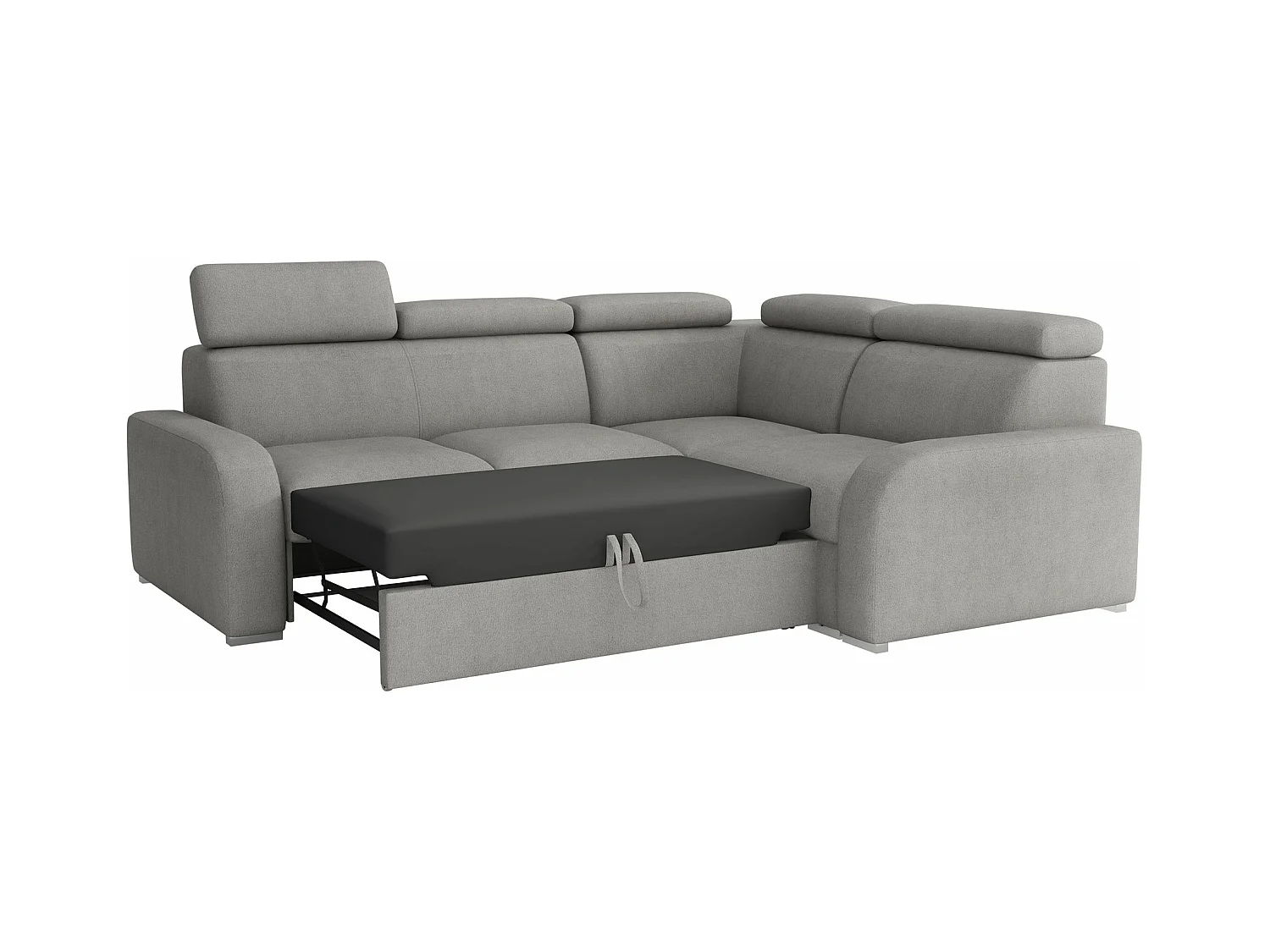 Canapé d'angle Etrcala 109, Jaune, Fonction de couchage, 250x200x100cm