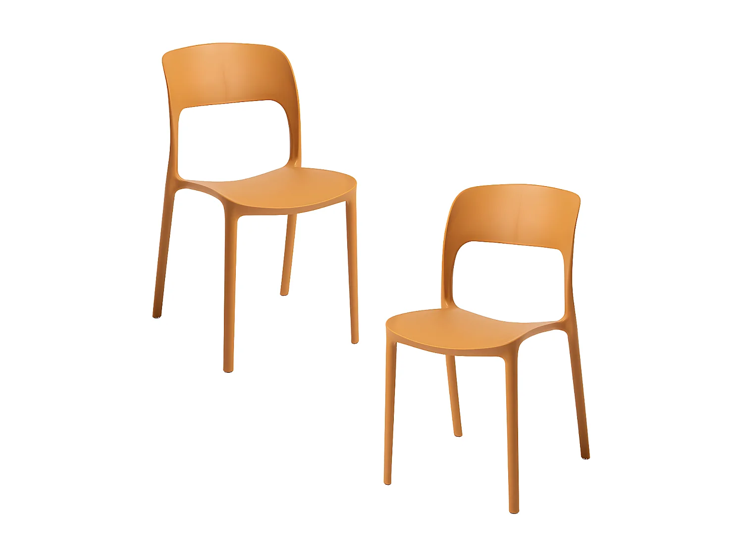 Packs Sillas Jardín - Pack 2 Sillas Inis - Mostaza