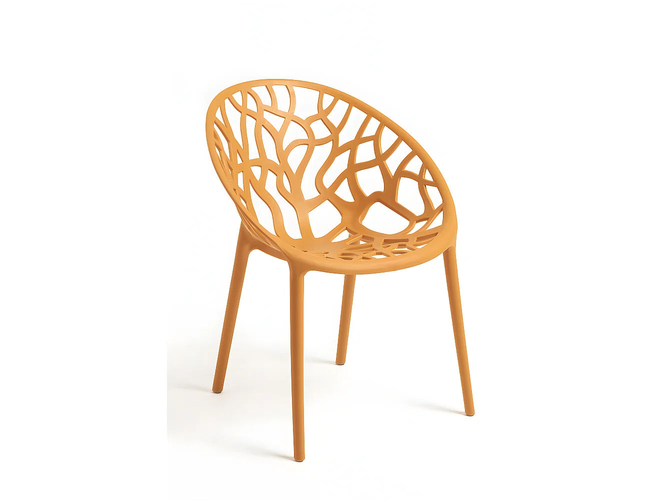 Packs Sillas Jardín - Pack 4 Sillas Nido - Mostaza