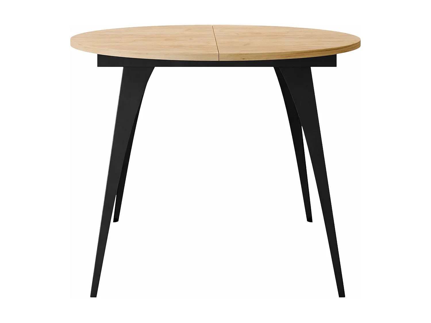 Mesa Oswego 132, Extensível, Placa de aglomerado laminado, Metal