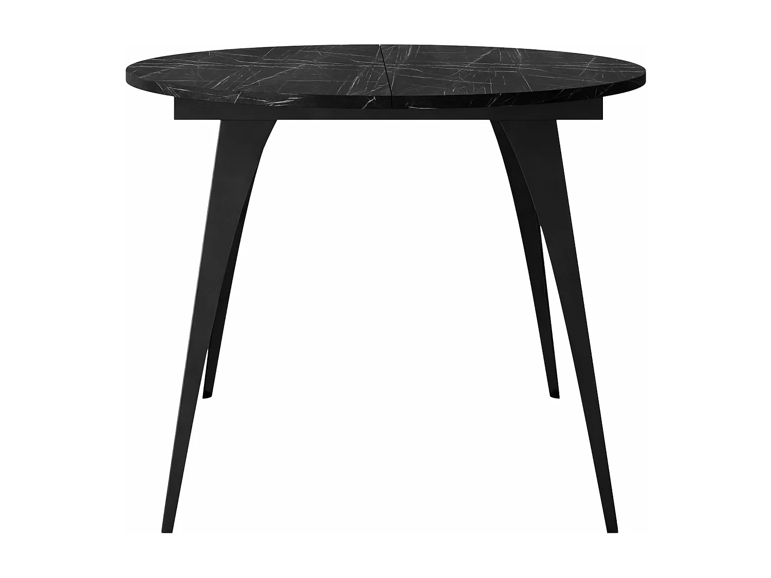 Mesa Oswego 132, Extensível, Placa de aglomerado laminado, Metal