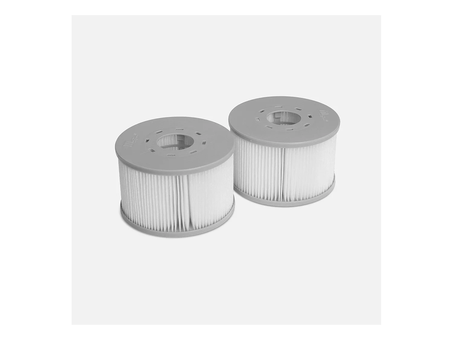 Lot de 2 cartouches filtrantes pour spas MSPA 10.6 cm - compatible avec SPA 2020 -  2 Cartouches filtrantes de remplacement pour spa gonflable mspa