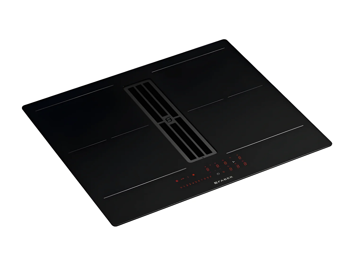 Faber Table de cuisson induction aspirante 60cm 4 feux 7400w noir - 5372700