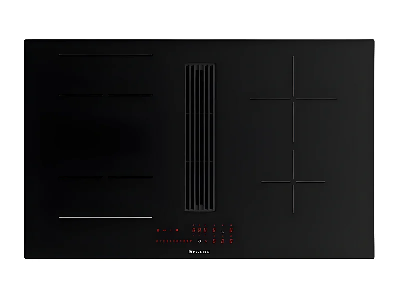 Faber Table de cuisson induction aspirante 83cm 4 feux 7400w noir - 5371789