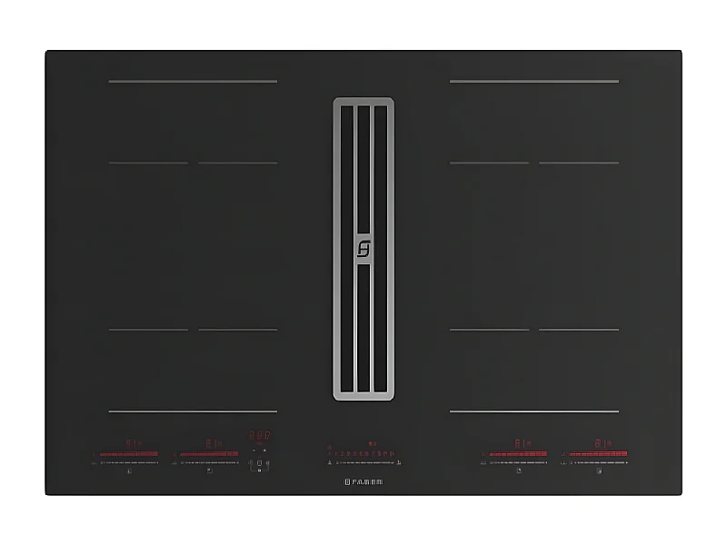 Faber Table de cuisson aspirante induction 83 cm 4 feux 7400w noir - 5371796