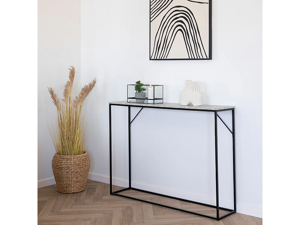 Vita sidetable 1 plank travertin decor.