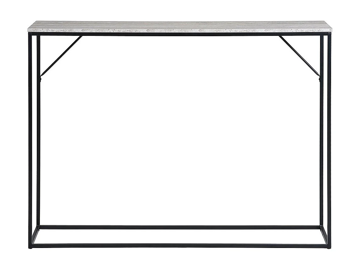Vita console 1 étagère décor travertin.