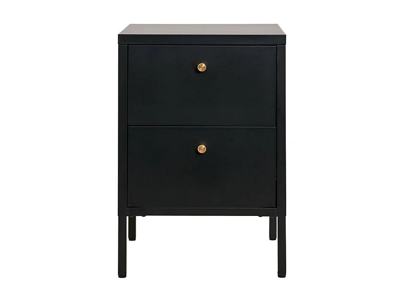 Dalby Kommode 2 Schubladen schwarz.