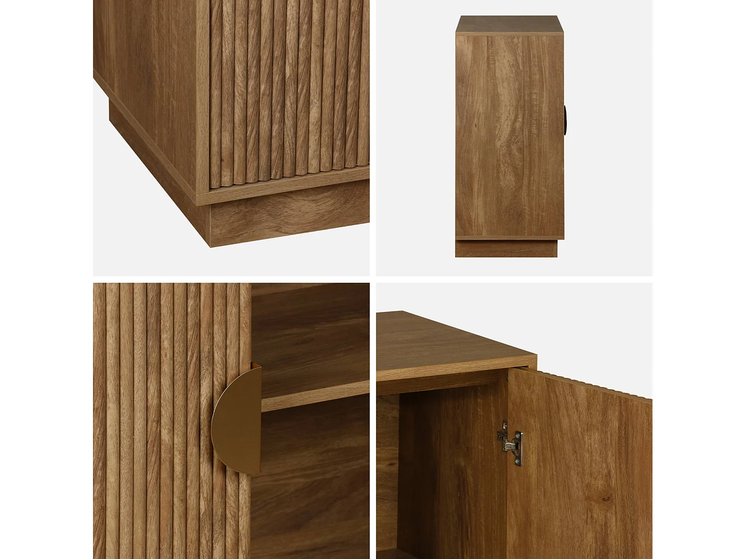 Credenza esotica a 2 ante, 80cm, albero di mango