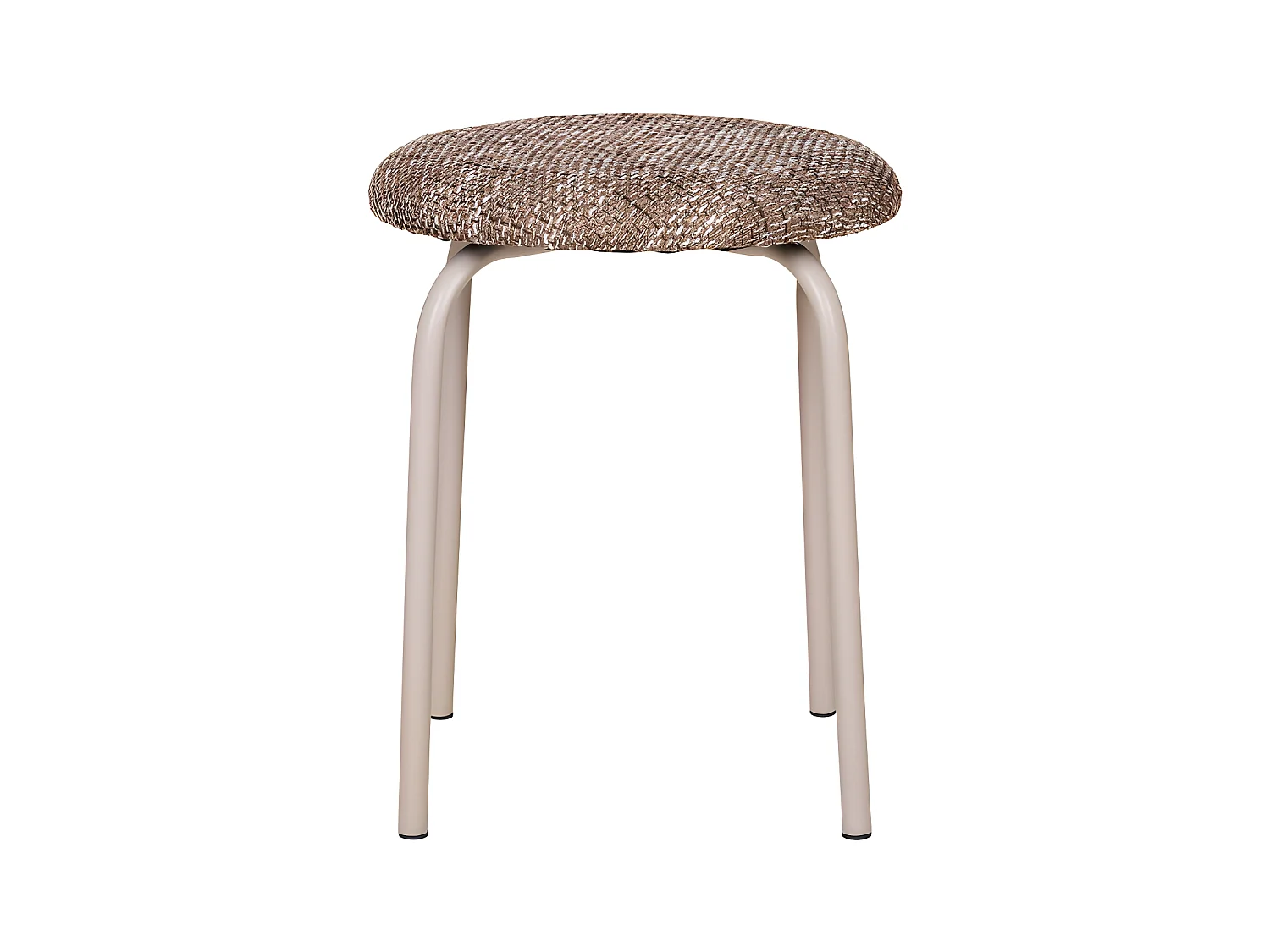 Asmara Poef Ø43cm bruin.