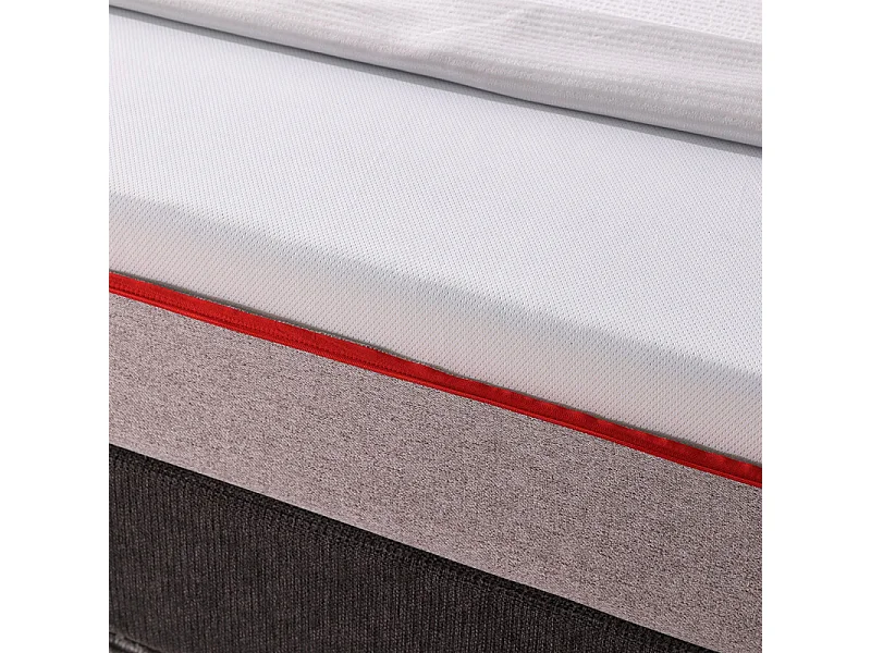 Matelas 180 x 200 cm avec sur-matelas mémoire de forme en gel – AURORE