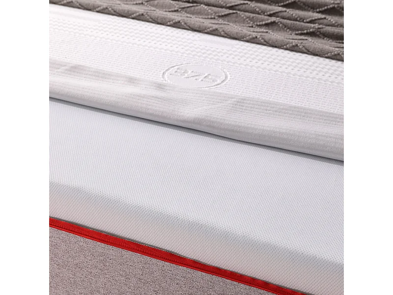 Matelas 180 x 200 cm avec sur-matelas mémoire de forme en gel – AURORE