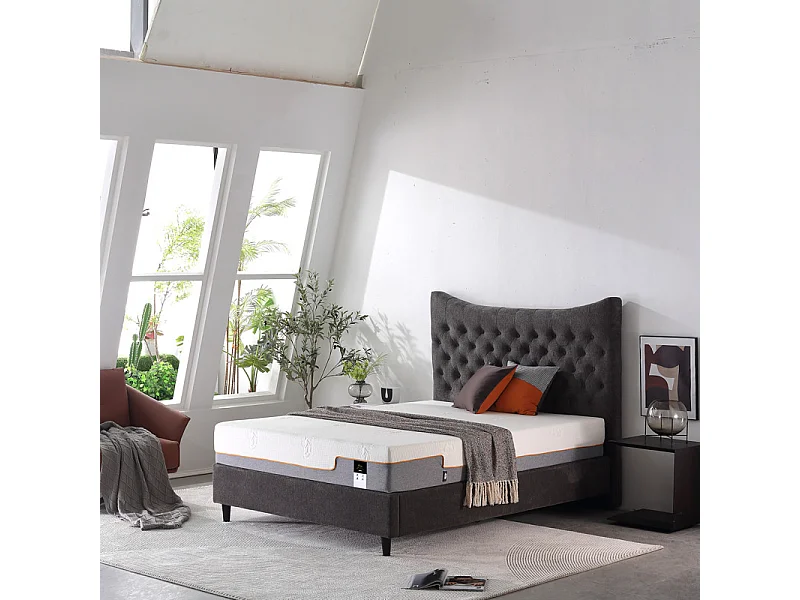 Matelas 180 x 200 cm en tissu cachemire avec mémoire de forme – GLOIRE