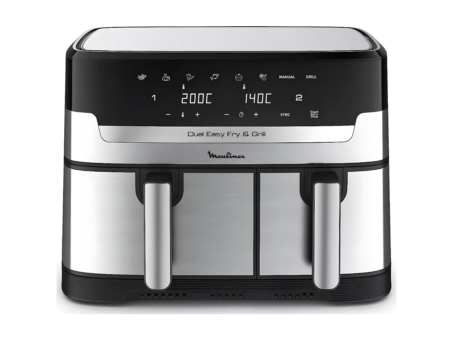 Moulinex Friteuse sans huile 8.3l 2450w inox/noir - EZ905D20