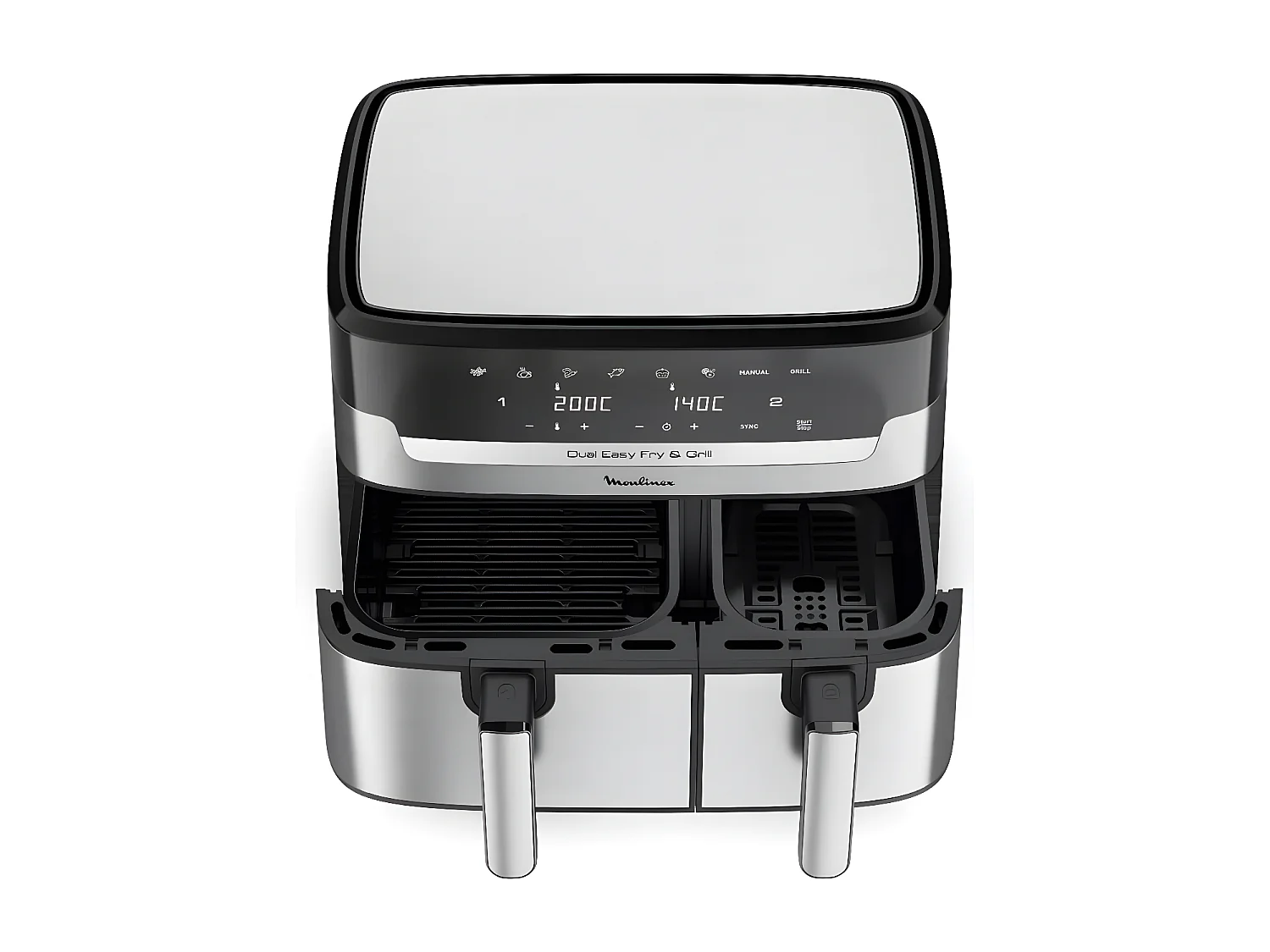 Moulinex Friteuse sans huile 8.3l 2450w inox/noir - EZ905D20