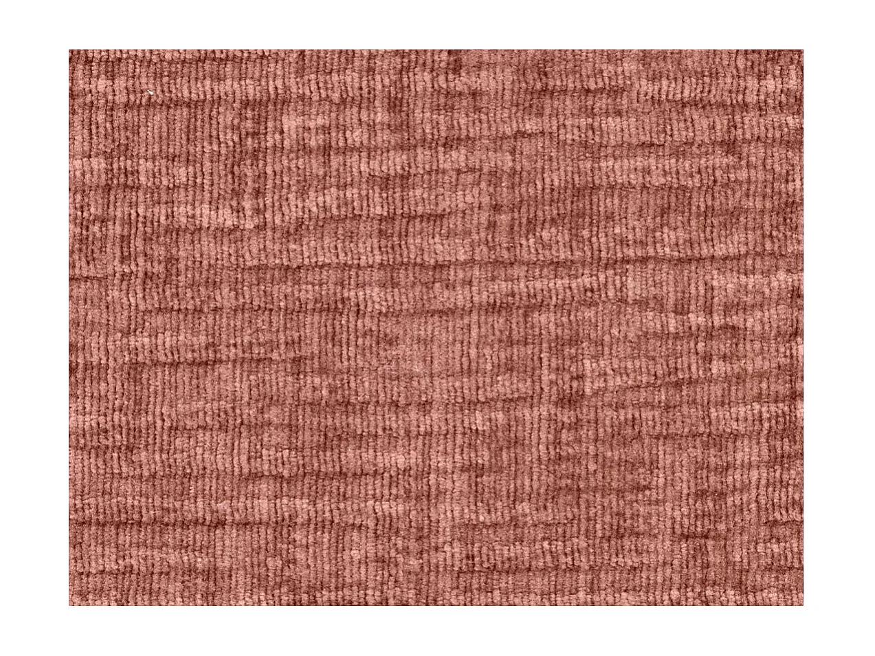Pouf en tissu texturé 3D Clarisse - Rose - L90 x P50 x H41cm - Loungitude