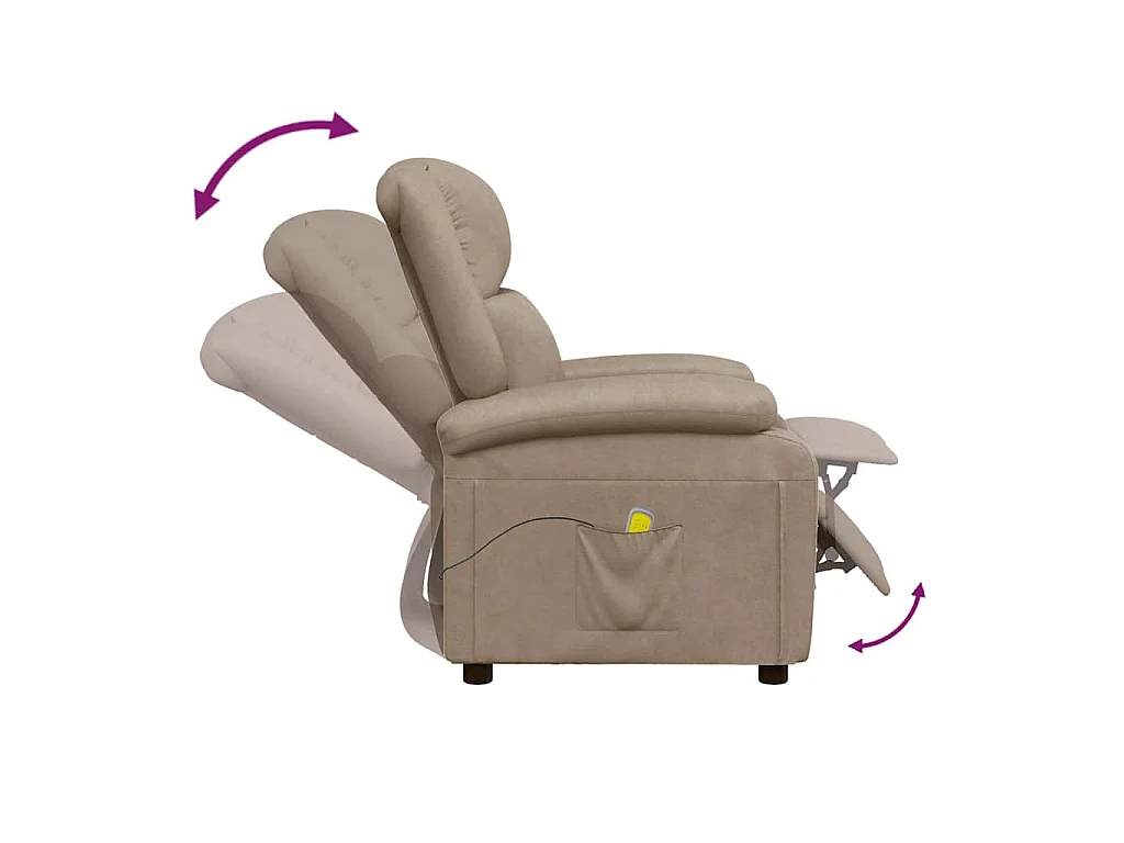 Fauteuil de massage Cappuccino Similicuir