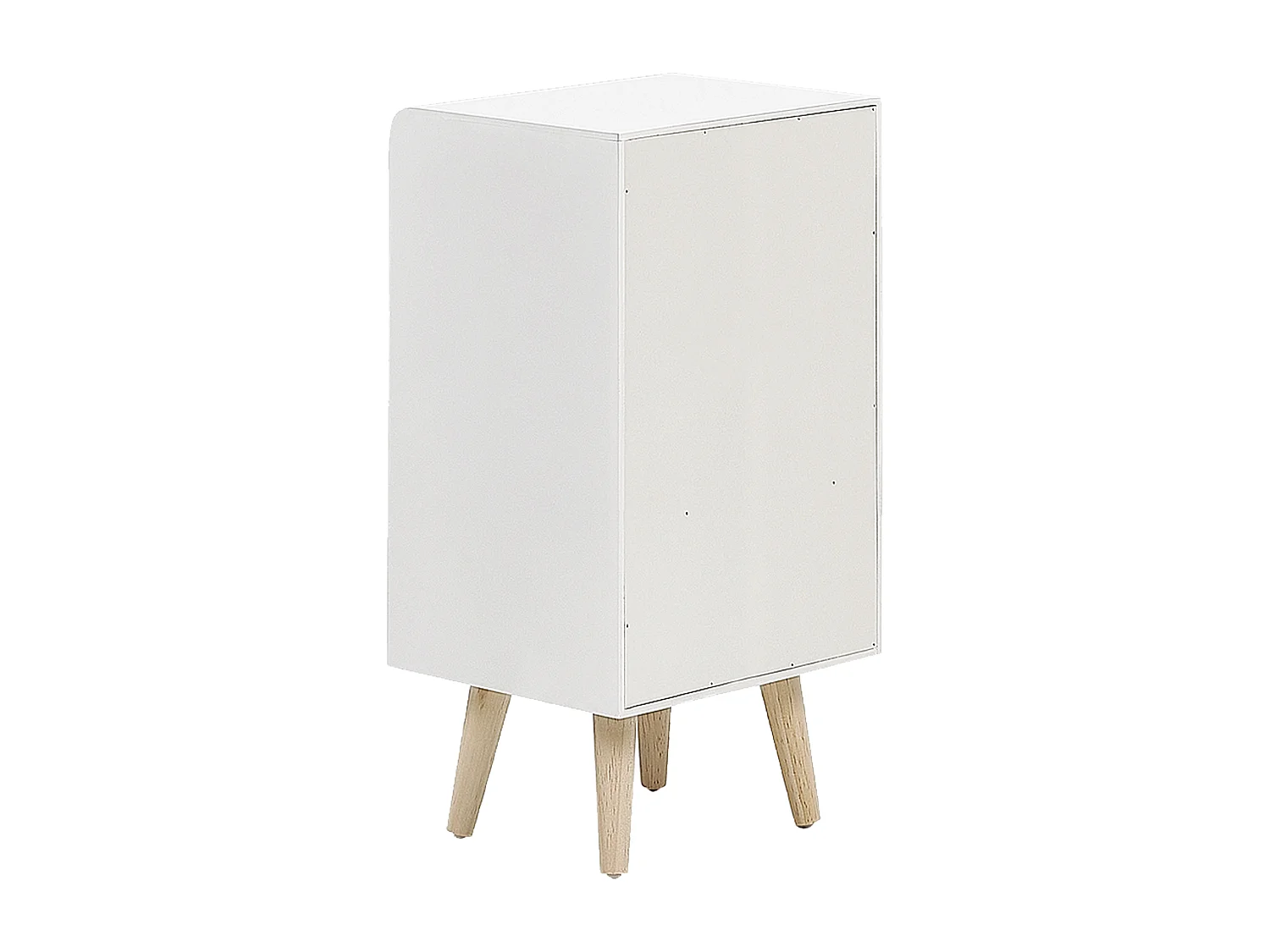 Table de nuit à 1 tiroir NESIKA Blanc